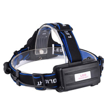 Load image into Gallery viewer, Rechargeable LED Headlamps Ultra-bright High lumens Zoomable Waterproof LED Headlight Head Torch Flashlight Head Lamp For Fishing Hands-Free Headlight
