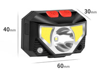 Load image into Gallery viewer, Rechargeable LED Powerfull Headlamp Flashlight USB Waterproof Headlamp Motion Body Sensor Headlight For Adults & Kids Camping Flashlight Outdoors Camping Running Biking Fishing