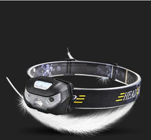 Load image into Gallery viewer, Rechargeable LED Powerfull Headlamp Flashlight USB Waterproof Headlamp Motion Body Sensor Headlight For Adults & Kids Camping Flashlight Outdoors Camping Running Biking Fishing
