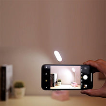 Load image into Gallery viewer, Rechargeable Led Table Lamp With Fan Touch Dimmable Desk Lamp Eye protection Reading Light For Kid With Phone Hoder Pen Holder Decorative Table Lamp Cute Study Lamps for Bedroom Décor
