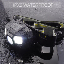 Load image into Gallery viewer, Rechargeable Powerful USB LED High Lumen Headlamp Ultra-Light Bright Headlight Waterproof Sensor Head Light For Outdoors Camping Running Hiking Biking Fishing