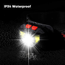 Load image into Gallery viewer, Rechargeable Powerful USB LED High Lumen Headlamp Ultra-Light Bright Headlight Waterproof Sensor Head Light For Outdoors Camping Running Hiking Biking Fishing