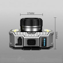 Load image into Gallery viewer, Rechargeable Super Bright High Lumen Strong Light LED Head-Mounted Headlamp Waterproof Long-Range Flashlight For Outdoor Camping Household Riding Night Fishing Headlight