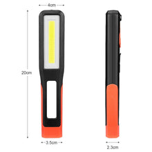 Load image into Gallery viewer, Rechargeable USB LED Work Lights Bright Flashlight and Work Light with Clip and Magnetic Base and Rotatable Clip Magnetic Flashlight For Working Inspection Camping Car Repair Maintenance