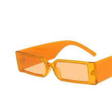 Load image into Gallery viewer, Rectangle Retro Sunglasses Trendy Small Rectangle Sunglasses Women Men Vintage Thick Frame Small Square Glasses n Small Glasses For Men Modern Design Lightweight Frames Sunglasses For Summer