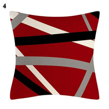 Load image into Gallery viewer, Red Abstract Cushion Cover Geometric Pillow Cases Sofa Decorative Modern Abstract Painting Pillow Case Beautiful Cushion Covers Fashion Pillowcase Pillow Cover