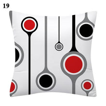 Load image into Gallery viewer, Red Abstract Cushion Cover Geometric Pillow Cases Sofa Decorative Modern Abstract Painting Pillow Case Beautiful Cushion Covers Fashion Pillowcase Pillow Cover