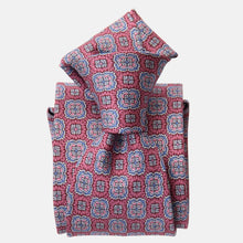 Load image into Gallery viewer, Veneto - Printed Silk Tie - Claret Red