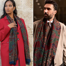 Load image into Gallery viewer, Uffizi - Wool Scarf - Chianti Red