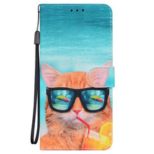 Load image into Gallery viewer, Redmi9T Magnetic Leather Phone Case on For Xiaomi Redmi 9T 9AT 9A 9C NFC Redmi9 9 T A Power 9Prime Wallet Book Cute Cover Colorful Premium Leather Wrist Strap Viewing Stand Magnetic Folio Inner Protective Flip Cover