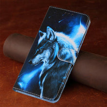 Load image into Gallery viewer, Redmi9T Magnetic Leather Phone Case on For Xiaomi Redmi 9T 9AT 9A 9C NFC Redmi9 9 T A Power 9Prime Wallet Book Cute Cover Colorful Premium Leather Wrist Strap Viewing Stand Magnetic Folio Inner Protective Flip Cover