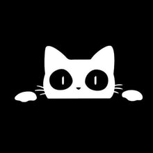 Load image into Gallery viewer, Reflective Peeking Cat Animal Car Styling Decorative Stickers Auto Window Decals Reflective PET Cartoon Car Vinyl Sticker Decal Car Accessories Cat Watching Vinyl Reflective Decals Waterproof Funny Self-Adhesive for Car Window Bumper Laptop Motorcycle