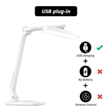 Load image into Gallery viewer, Remote Control LED Desk Lamp Eye-Caring Adjustable Office Lamp USB Charging Touch Control Memory Function Reading Table Lights Decorative Table Lamp Cute Study Lamps for Bedroom Décor