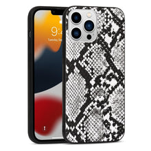 Load image into Gallery viewer, Retro Crocodile Leopard Snake Zebra Pattern Texture PU Leather Cases For iPhone 14 13 Phone Cover Unique Design Shockproof Soft Grip Leather Phone Case For iPhone