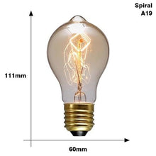 Load image into Gallery viewer, Retro Edison Bulb ST64 A19 T45 G80 G95 G125 Incandescent Light Bulb E27 220V 40W filament bulb lighting tubes Edison