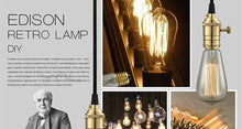 Load image into Gallery viewer, Retro Edison Bulb ST64 A19 T45 G80 G95 G125 Incandescent Light Bulb E27 220V 40W filament bulb lighting tubes Edison