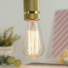 Load image into Gallery viewer, Retro Edison Light Bulb Filament Incandescent Ampoule Bulbs Antique Vintage Style Light Amber Warm Dimmable Vintage Edison Light Bulb For Table Lamp Restaurant Home Office