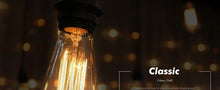 Load image into Gallery viewer, Retro Edison Light Bulb Vintage Edison Lamp Vintage Incandescent Edison Light Bulbs Edison Filament Light Bulb Dimmable Warm White Different Shape Light
