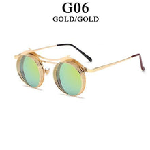 Load image into Gallery viewer, Retro Metal Round Circle Frame Sunglasses For Men New Fashionable New Round Shape Style Glasses For Women New Vintage Luxury Style Retro Sunglasses