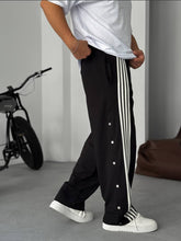 Load image into Gallery viewer, Unisex Oversize Tearaway Track Pants with Side Stripes