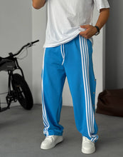 Load image into Gallery viewer, Unisex Oversize Tearaway Track Pants with Side Stripes