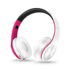 Load image into Gallery viewer, Retro Stereo Earphones Bluetooth Headphone Music Headset FM And Support SD Card With Mic And Volume Control, Wireless And Wired Headset