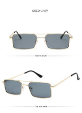Load image into Gallery viewer, Retro Summer Rectangle Sunglasses For Women Glasses Style New Vintage Design Sun Glasses Metal Lightweight Frame Glasses For Women