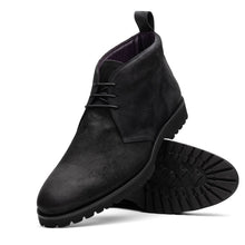 Load image into Gallery viewer, 46-602-BLK REZZA Suede Calfskin Chukka Boot Black