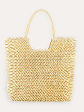 Load image into Gallery viewer, Ring Handle Woven Tote
