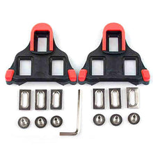 Load image into Gallery viewer, Road Bike Cycling Shoe Pedal Cleats Bicycle Accessories Road Bike Cleats For Cleats- Indoor Outdoor Spin Cycling Pedals Cleat & Bicycle Clips Set