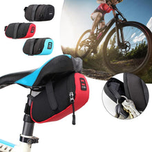 Load image into Gallery viewer, Road Bike Storage Bag Waterproof Bicycle Bags Pouch Cycling Bike Tail Rear Seat Bag Bicycle Accessories Bike Storage Frame Bag Bicycle Front Tube Triangle Water Resistant Cycling Pack Strap On Pouch Bike Accessories Tool Accessible Storage Bag