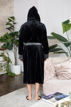 Load image into Gallery viewer, Men’s Robe with Hood – Ultra-Soft Plush Comfort for Everyday Use