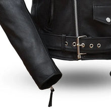 Load image into Gallery viewer, Rockstar - Women's Motorcycle Leather Jacket