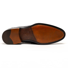 Load image into Gallery viewer, 11-201-BKM ROMA Crocodile Penny Loafer, Black