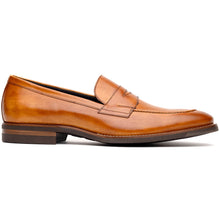 Load image into Gallery viewer, 15-400-CML ROMA Hand Burnished Calfskin Penny Loafer Camel
