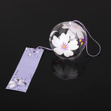 Load image into Gallery viewer, Romantic Cherry Wind Bells Japanese Wind Bell Japan Wind Chimes Handmade Glass Pendant Furin Home Decors Spa Kitchen Office Decor Birthday Gift Outdoor or Indoor Home Decors