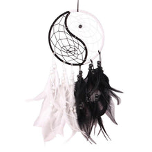 Load image into Gallery viewer, Romantic Dream Catcher Tree of Life Brown Native Handmade Traditional Dream Catcher Yin Yang 50" Long Home Decoration Feather Dream-catcher For Bedroom Wall Hanging Home Decor Wedding Party Blessing Gift
