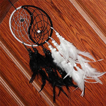 Load image into Gallery viewer, Romantic Dream Catcher Tree of Life Brown Native Handmade Traditional Dream Catcher Yin Yang 50" Long Home Decoration Feather Dream-catcher For Bedroom Wall Hanging Home Decor Wedding Party Blessing Gift