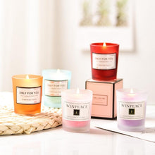 Load image into Gallery viewer, Romantic Handmade Scented Candle Candles for Home Scented Candle Fall Candles Wick Candle Soy Candles Essential Oil Candles Plant Essential Oil Small Jar Aromatherapy Candle Travel Candles Natural Soy Wax Home Decor