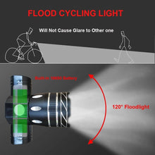 Load image into Gallery viewer, Rotatable Bicycle Light 800 Lumen Led Bike Headlight Zoom USB Rechargeable Aluminum Alloy Bike Lights Front And Back Powerful USB Rechargeable Bicycle Light Waterproof Bike Headlight Taillight 5000mAh