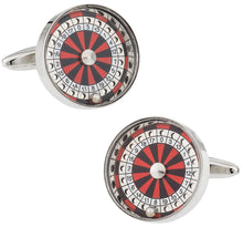 Load image into Gallery viewer, Roulette Wheel Cufflinks