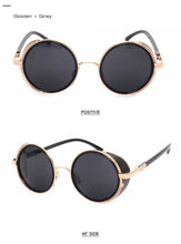 Load image into Gallery viewer, Round Vintage Sunglasses Retro Eyewear Style Sunglasses For Women New Retro Shape Coating Sunglasses For Men New Round Shape Sunglasses & Classic Design Sunglasses