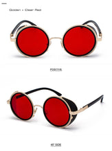 Load image into Gallery viewer, Round Vintage Sunglasses Retro Eyewear Style Sunglasses For Women New Retro Shape Coating Sunglasses For Men New Round Shape Sunglasses & Classic Design Sunglasses