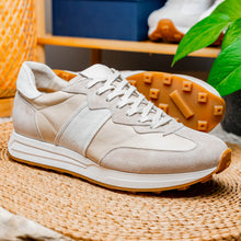 Load image into Gallery viewer, 66-265-TPE ROXI Suede & Calfskin Sneaker, Taupe