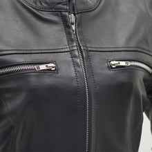 Load image into Gallery viewer, Roxy - Women's Leather Motorcycle Jacket
