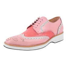 Load image into Gallery viewer, Roy Ostrich Leather Perforated toe Casual Oxford Dress Shoes