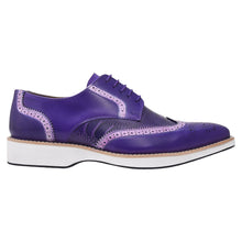 Load image into Gallery viewer, Roy Ostrich Leather Perforated toe Casual Oxford Dress Shoes