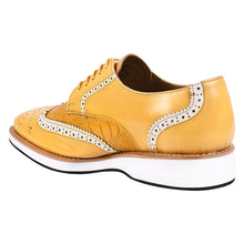 Load image into Gallery viewer, Roy Ostrich Leather Perforated toe Casual Oxford Dress Shoes