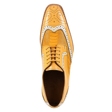 Load image into Gallery viewer, Roy Ostrich Leather Perforated toe Casual Oxford Dress Shoes
