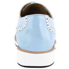 Load image into Gallery viewer, Roy Ostrich Leather Perforated toe Casual Oxford Dress Shoes
